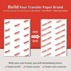 Inkjet Heat Transfer Paper For Light Fabrics A5 10 Sheets