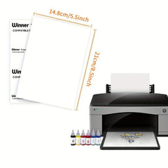Inkjet Heat Transfer Paper For Light Fabrics A5 10 Sheets