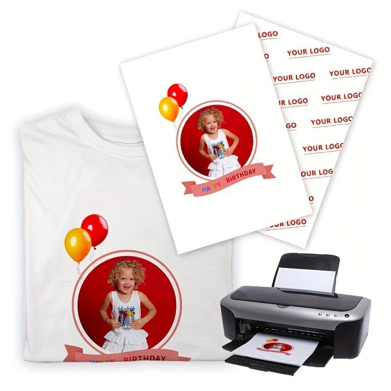 Inkjet Heat Transfer Paper For Light Fabrics A5 10 Sheets