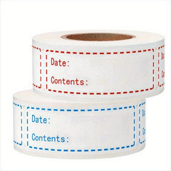 Reusable Freezer Labels for Food Storage Containers & Lids