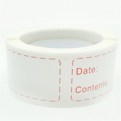 Reusable Freezer Labels for Food Storage Containers & Lids