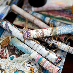 50pcs Alice Series Double Sided Scrapbook Paper Pack