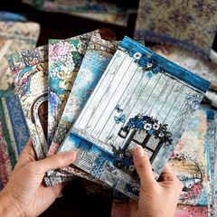 50pcs Alice Series Double Sided Scrapbook Paper Pack
