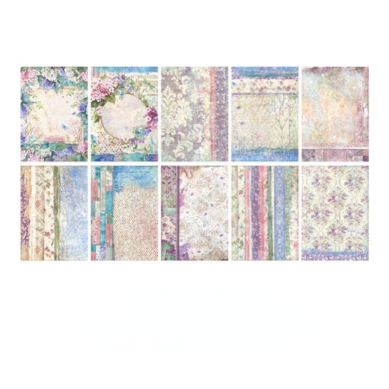 50pcs Alice Series Double Sided Scrapbook Paper Pack