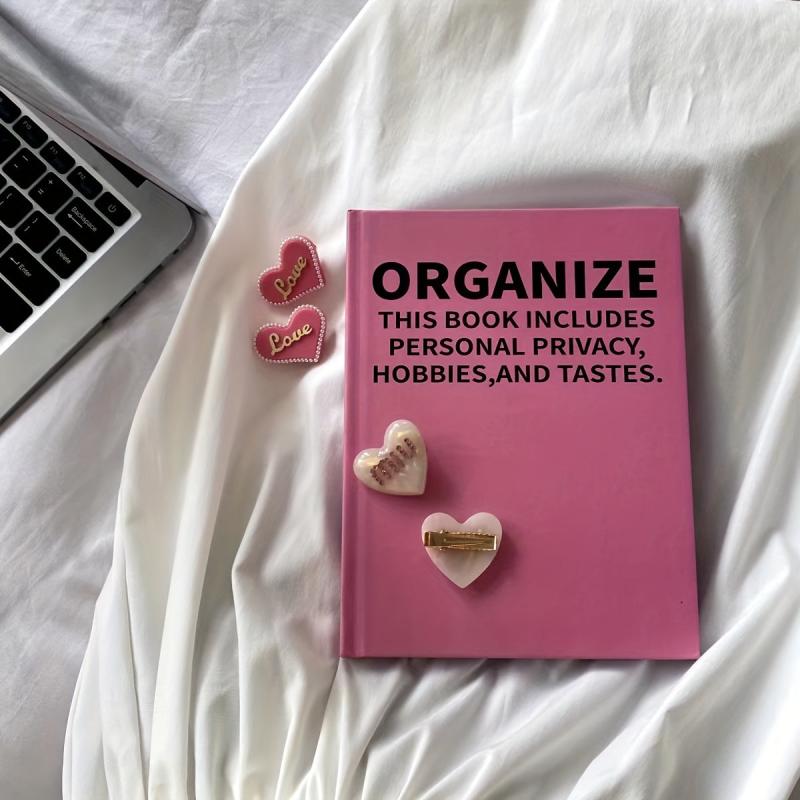 Pink Honey Notebook Rose Pink Agenda Daily Weekly Planner Thickened