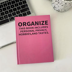 Pink Honey Notebook Rose Pink Agenda Daily Weekly Planner Thickened