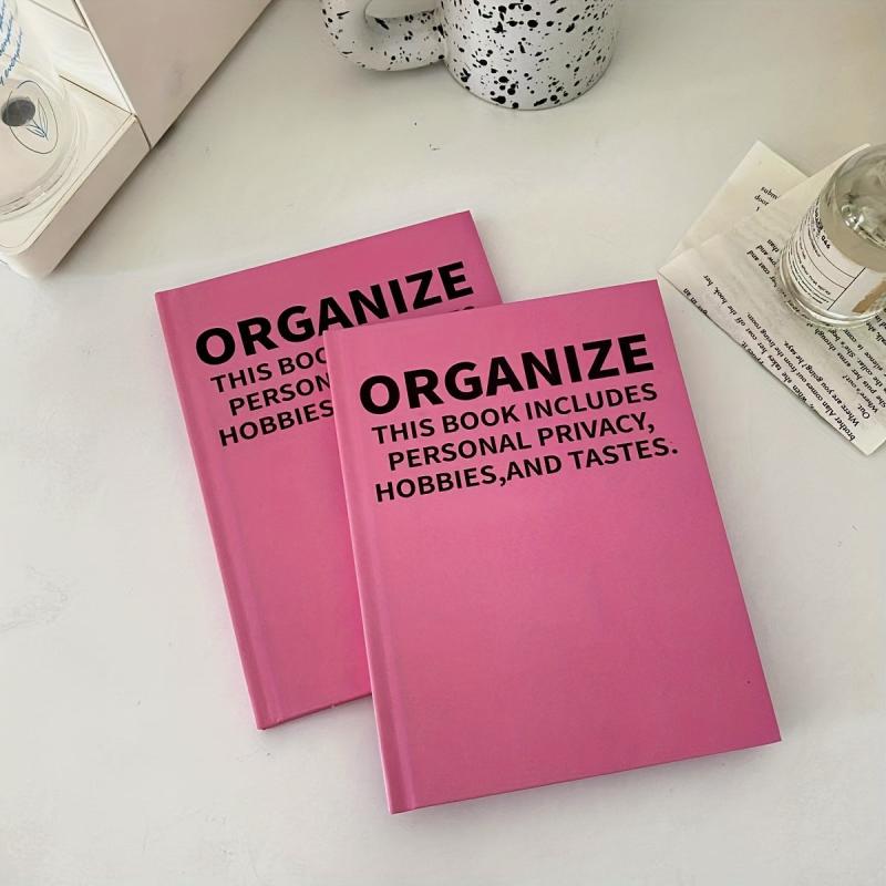 Pink Honey Notebook Rose Pink Agenda Daily Weekly Planner Thickened