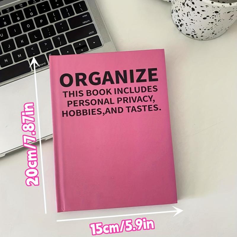 Pink Honey Notebook Rose Pink Agenda Daily Weekly Planner Thickened