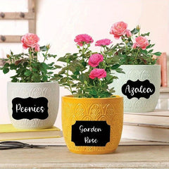 40pcs Chalkboard Label Stickers Waterproof with Chalk Marker