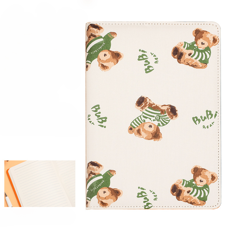 Little Bear Flip Book Hand Ledger Detachable Notebook Art Notes