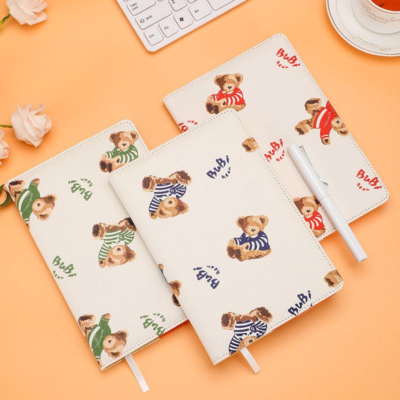Little Bear Flip Book Hand Ledger Detachable Notebook Art Notes