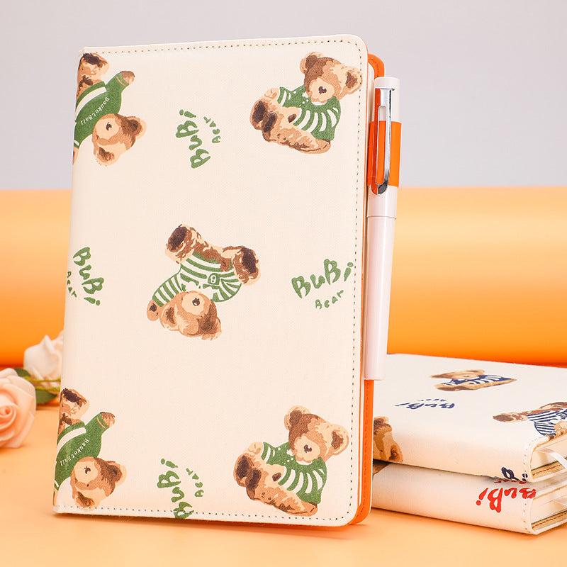 Little Bear Flip Book Hand Ledger Detachable Notebook Art Notes