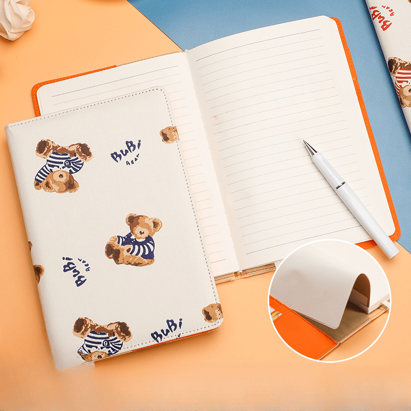 Little Bear Flip Book Hand Ledger Detachable Notebook Art Notes