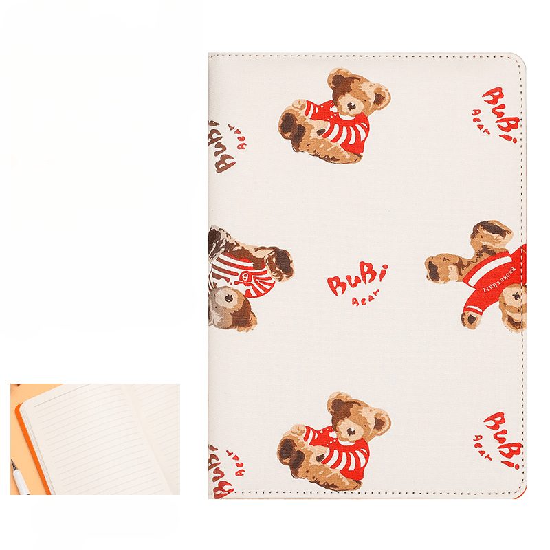 Little Bear Flip Book Hand Ledger Detachable Notebook Art Notes