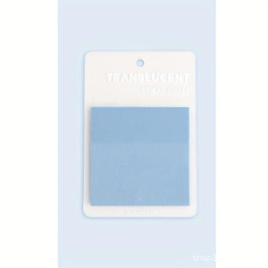 Colorful Clear Sticky Notes 5 Colors Self Adhesive Translucent Sticky Notes