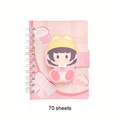 Cartoon Coil Notebook Mini Notepad Back To School