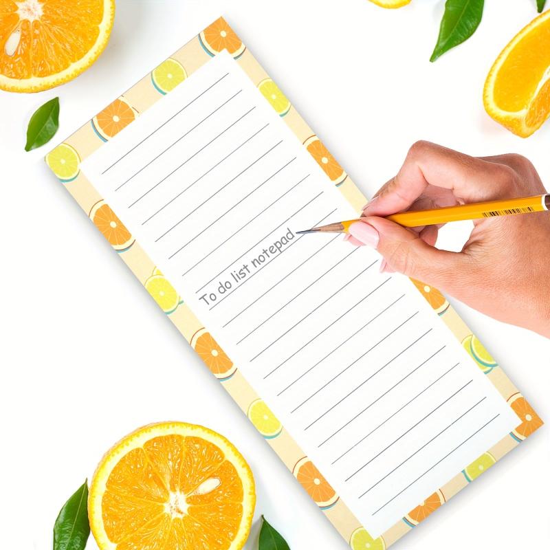 Magnetic Grocery List Pad For Fridge Full Magnet Back Shopping List
