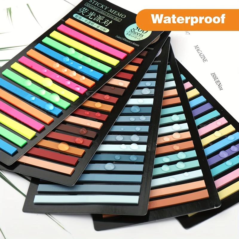 3000pcs Transparent Sticky Page Markers for Books Office School Supplies