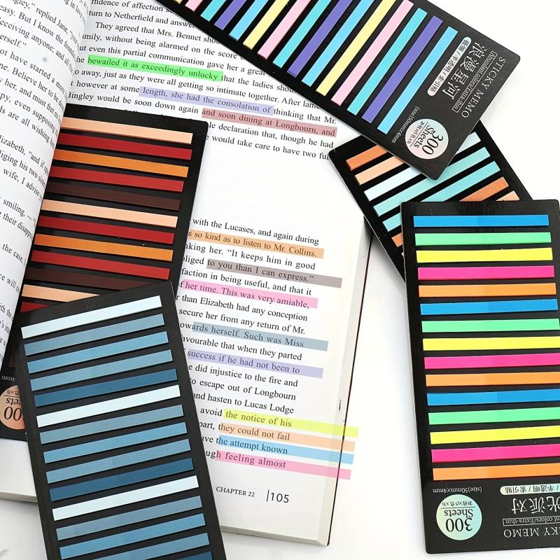 3000pcs Transparent Sticky Page Markers for Books Office School Supplies