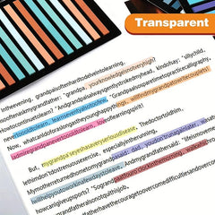 3000pcs Transparent Sticky Page Markers for Books Office School Supplies