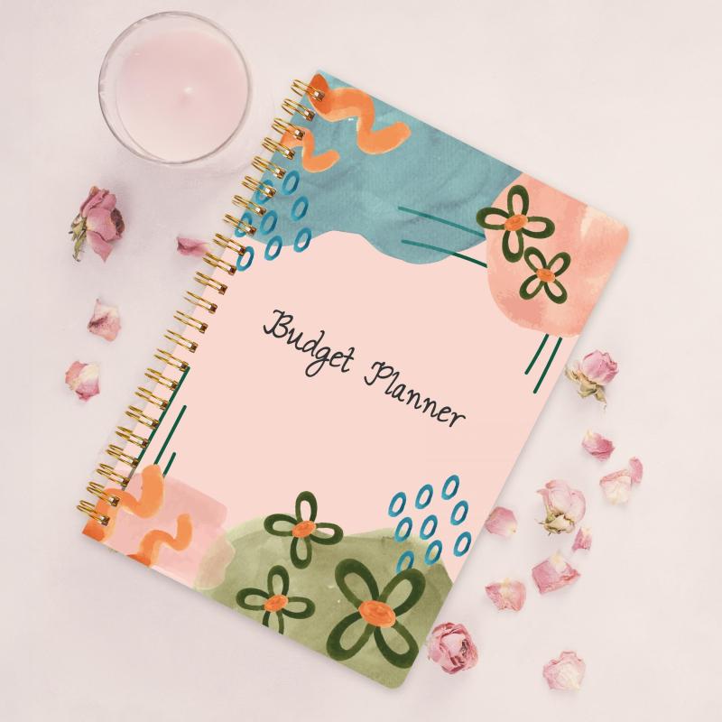 Spiral Budget Planner Expense Tracker With Monthly Finance Organizer
