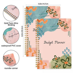 Spiral Budget Planner Expense Tracker With Monthly Finance Organizer