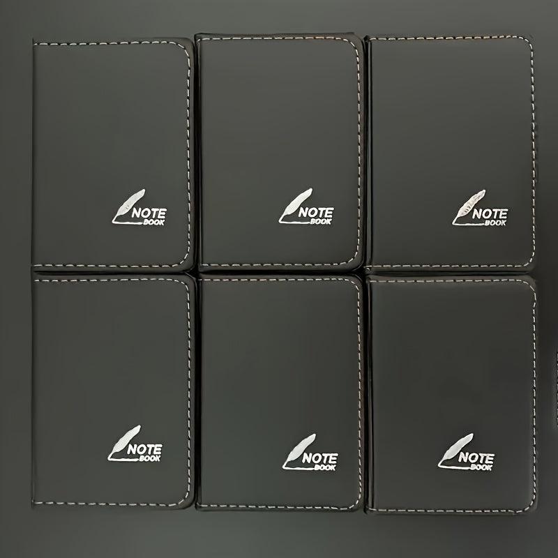 Mini Notepad Handbook Simulation Leather Crimping Notebook
