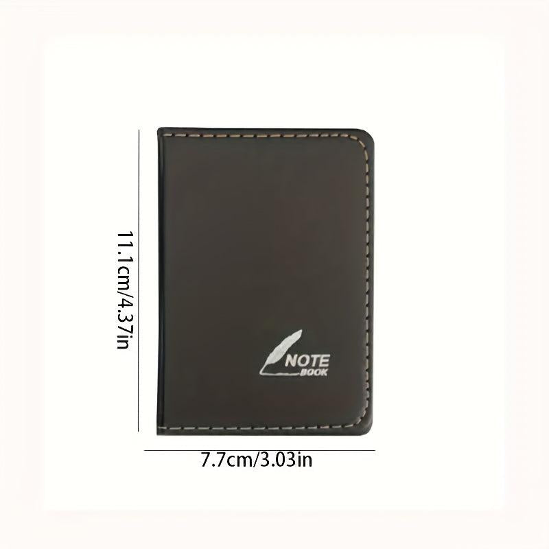 Mini Notepad Handbook Simulation Leather Crimping Notebook