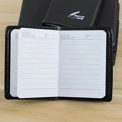 Mini Notepad Handbook Simulation Leather Crimping Notebook