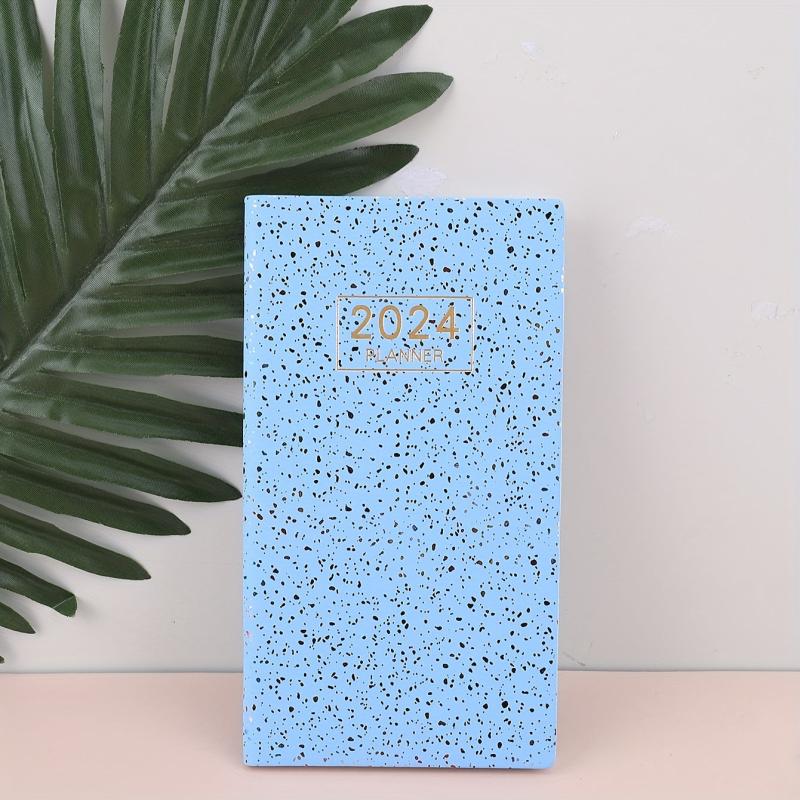 Colorful Starlight English Schedule Book Weekly Calendar Thin Leather Cover Note