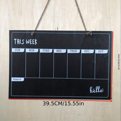 Wooden Calendar Small Blackboard Durable Decoration
