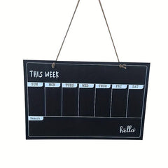 Wooden Calendar Small Blackboard Durable Decoration