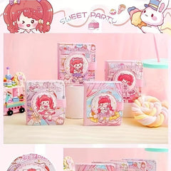 Leather Magnetic Buckle Hand Account Book Mini Cartoon Notebook