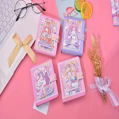 Leather Magnetic Buckle Hand Account Book Mini Cartoon Notebook