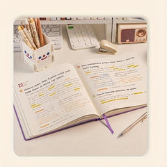 Square Grid Notebook Minimalist Style Grid Diary Book College Entrance Exam