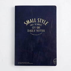 A5 Leather Notebook High Quality Touch of Real Leather Beige Paper 96 Thick