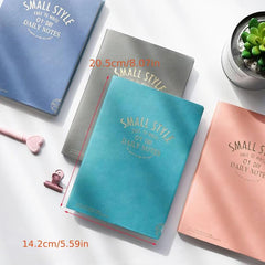 A5 Leather Notebook High Quality Touch of Real Leather Beige Paper 96 Thick