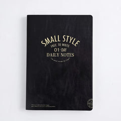 A5 Leather Notebook High Quality Touch of Real Leather Beige Paper 96 Thick