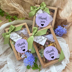 500pcs Purple Thermal Labels Stickers 5.08x5.08cm
