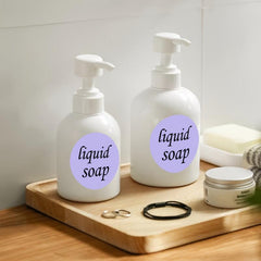 500pcs Purple Thermal Labels Stickers 5.08x5.08cm
