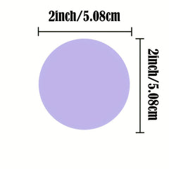500pcs Purple Thermal Labels Stickers 5.08x5.08cm