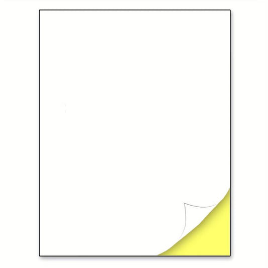 30 Sheets Glossy Sticker Paper 8.5 x 11 for Laser Inkjet Printing
