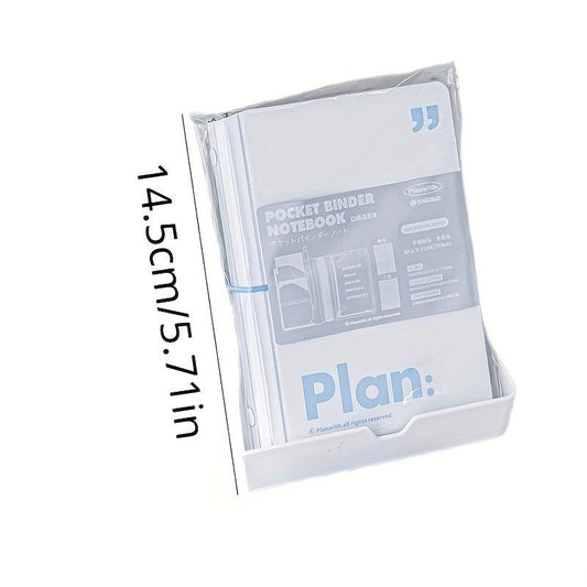 40 Pages Mini Pocket Loose Leaf Binder Notebook Student Planner Stationery