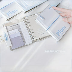 40 Pages Mini Pocket Loose Leaf Binder Notebook Student Planner Stationery