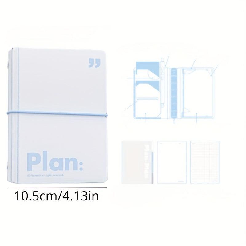 40 Pages Mini Pocket Loose Leaf Binder Notebook Student Planner Stationery