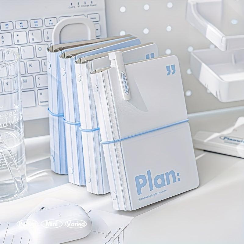 40 Pages Mini Pocket Loose Leaf Binder Notebook Student Planner Stationery
