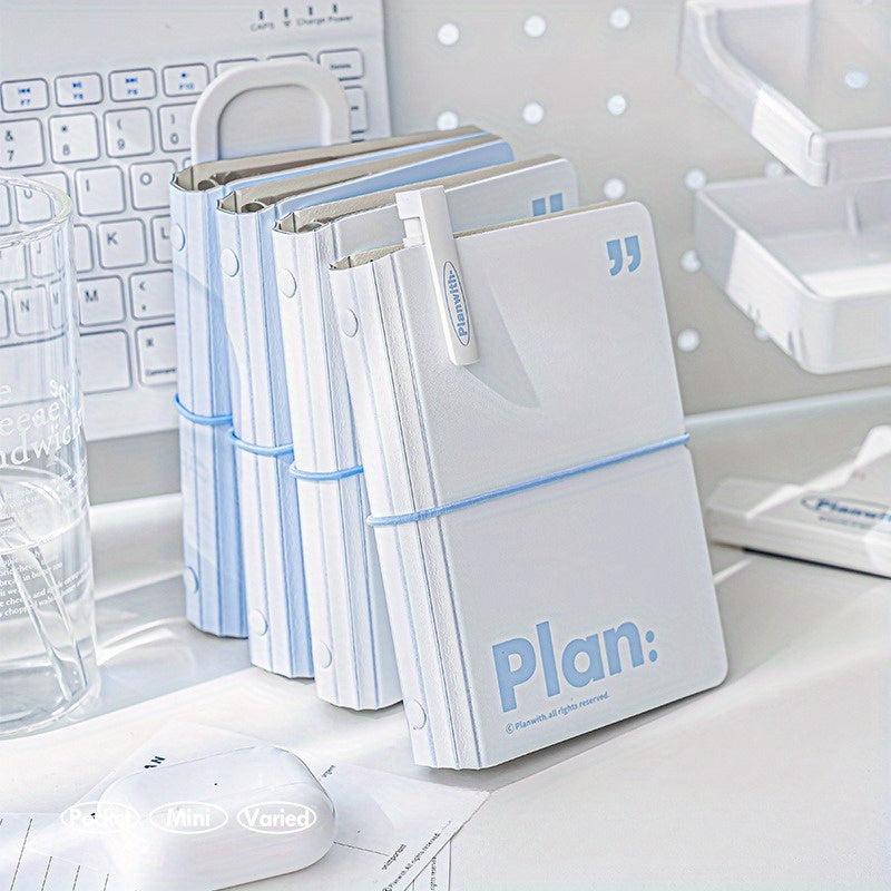 40 Pages Mini Pocket Loose Leaf Binder Notebook Student Planner Stationery