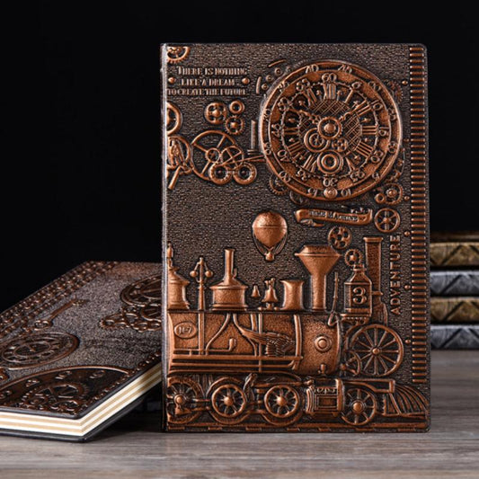 Vintage European Embossed A5 Diary