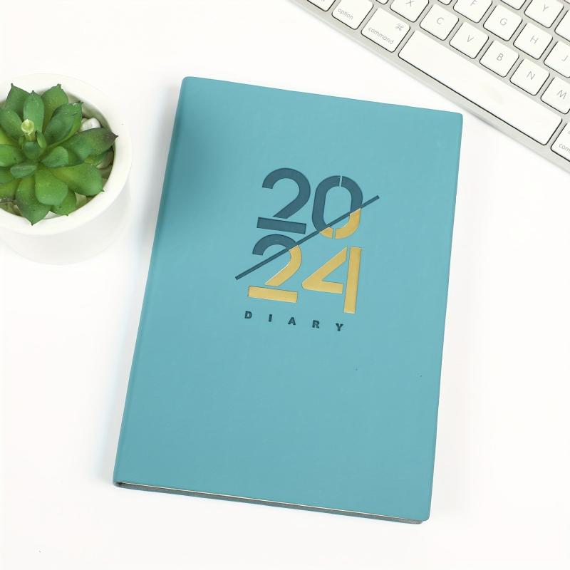 A5 Soft Leather PU Notebook Calendar Planner for 365 Days