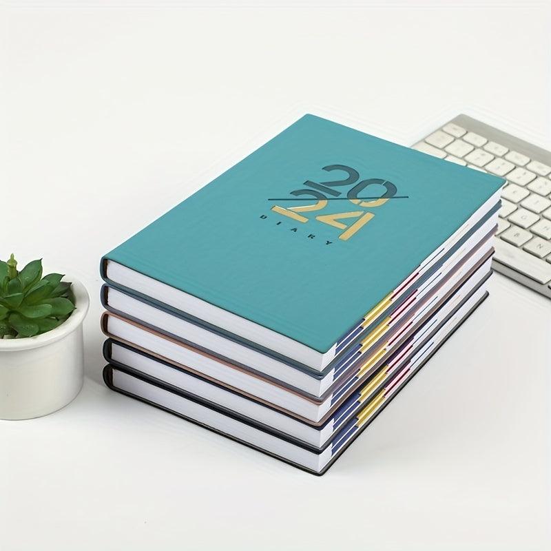 A5 Soft Leather PU Notebook Calendar Planner for 365 Days